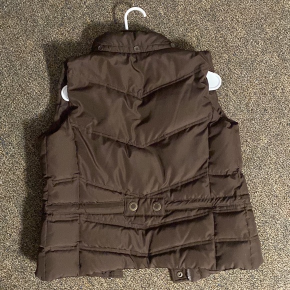 Brown Puffer Vest - Picture 2 of 4